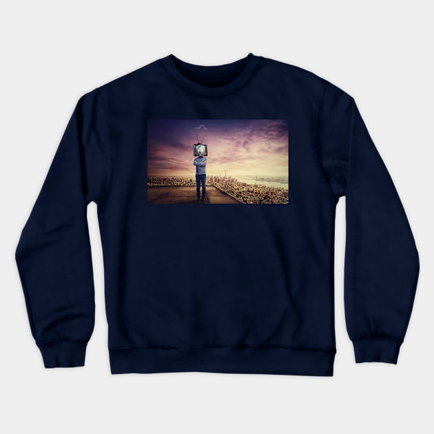 addiction Crewneck Sweatshirt by 1STunningArt